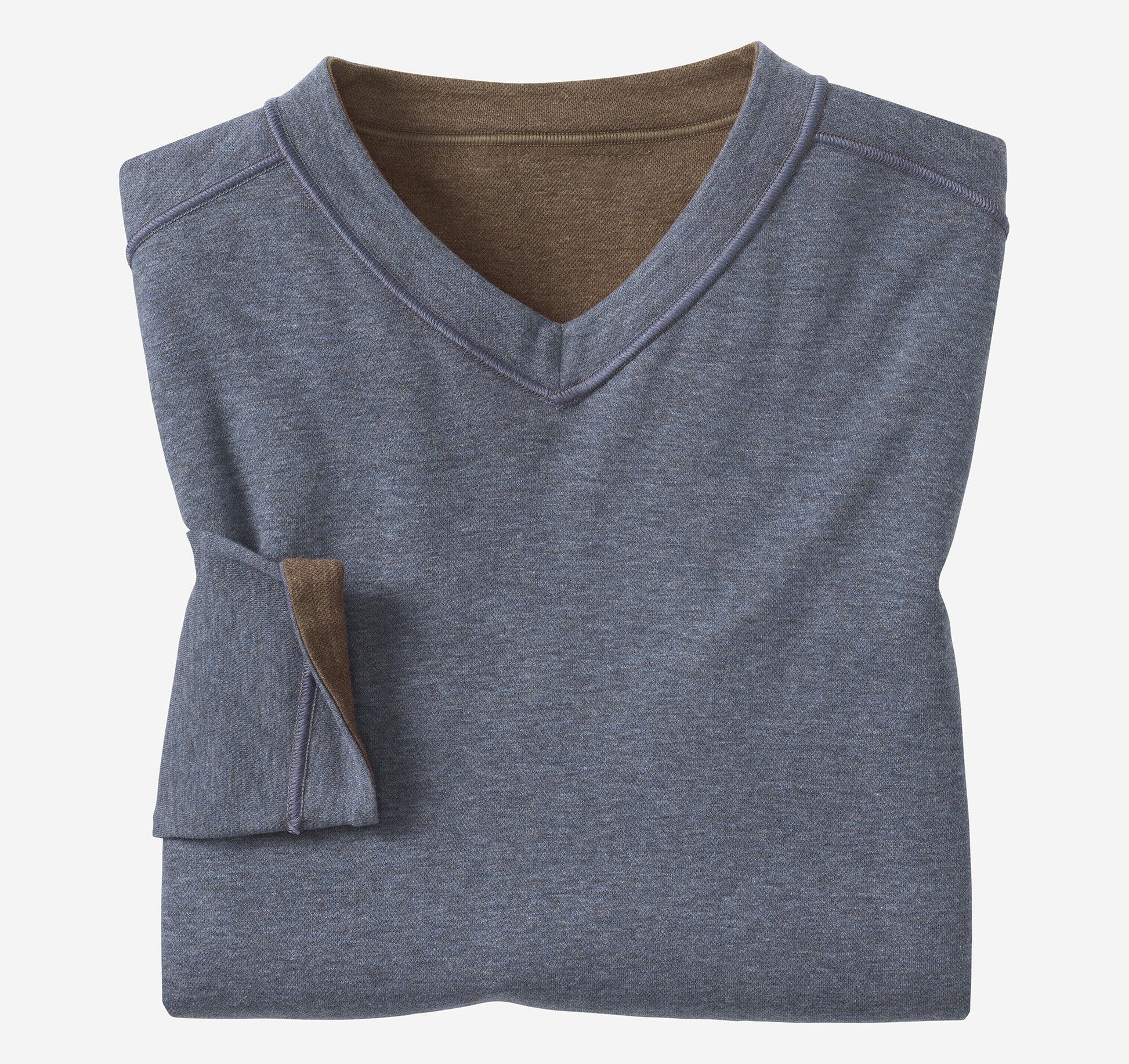 Johnston Murphy Men's Icon Reversible V-Neck Pullover