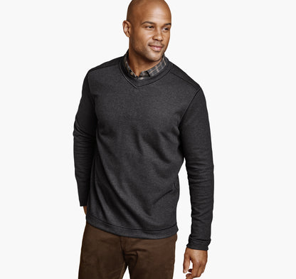 Johnston Murphy Men's Icon Reversible V-Neck Pullover