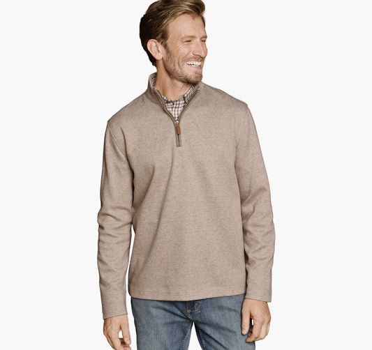 Johnston Murphy Men's Brushed Quarter-Zip