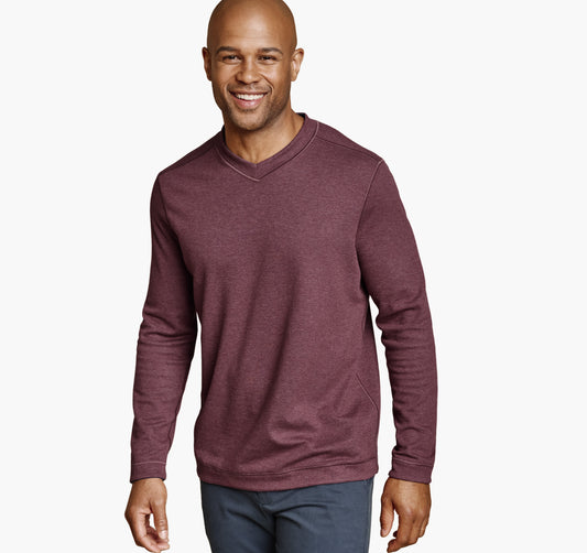 Johnston Murphy Men's Icon Reversible V-Neck Pullover