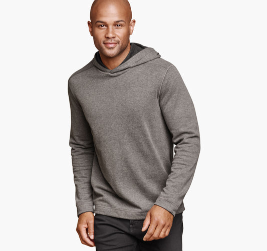 Johnston Murphy Men's Icon Reversible Hooded Pullover