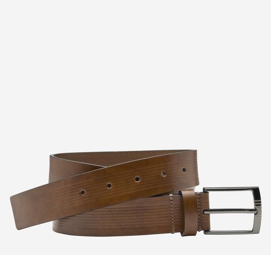 Johnston Murphy Men's Center Laser Belt