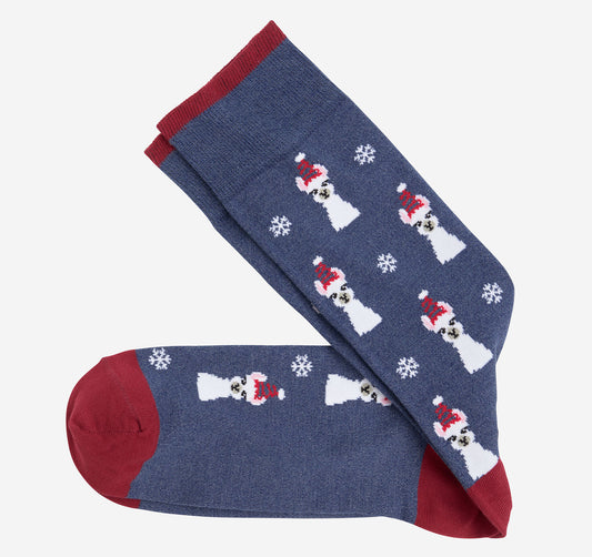 Johnston Murphy Men's Pima Cotton Holiday-Themed Socks