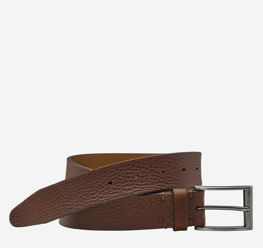 Johnston Murphy Men's Soft Pebbled Belt