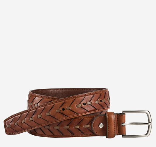 Johnston Murphy Men's Center Laced Belt
