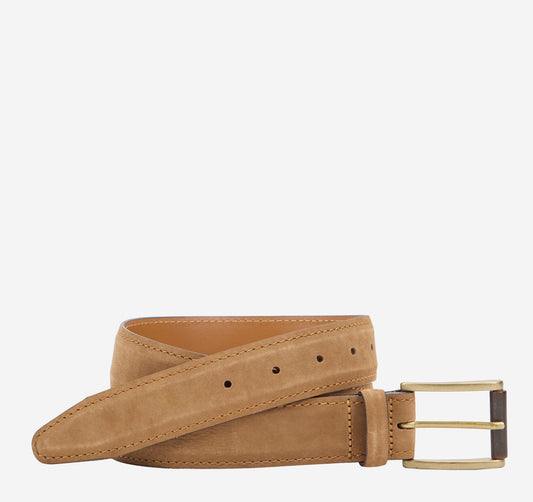 Johnston Murphy Men's Hartford Nubuck Belt